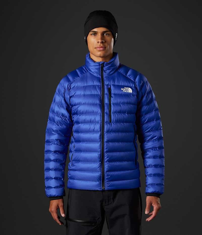 Blue The North Face Summit Breithorn Men\'s Puffer Jacket | MALAYSIA BJTDWA