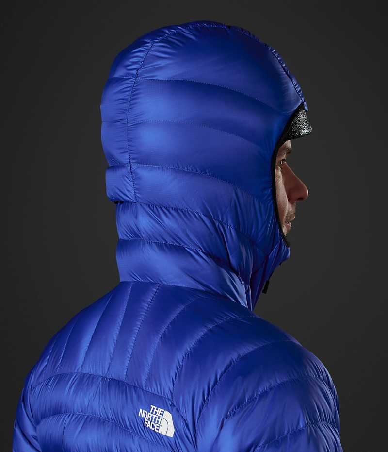 Blue The North Face Summit Series Breithorn Men's Hooded Jacket | MALAYSIA MUNSRH