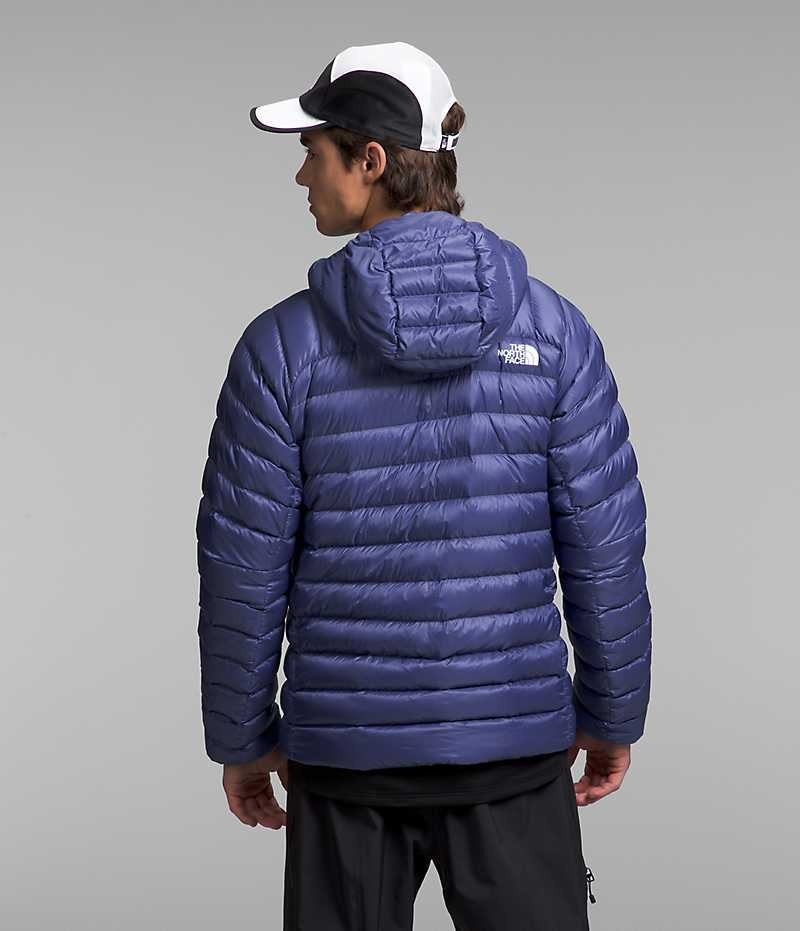 Blue The North Face Summit Series Breithorn Men's Hooded Jacket | MALAYSIA GKUVBA