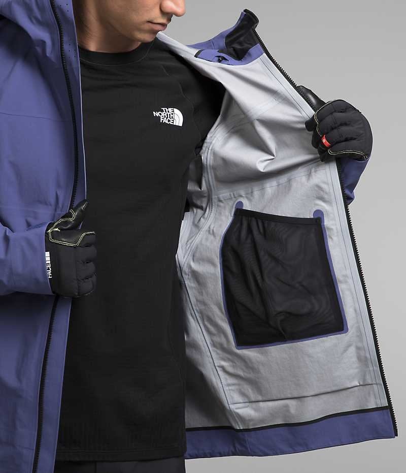 Blue The North Face Summit Series Chamlang FUTURELIGHT™ Men's Rain Jacket | MALAYSIA UDALZO