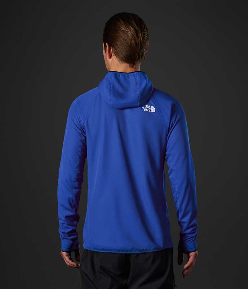 Blue The North Face Summit Series FUTUREFLEECE™ Full-Zip Hoodie Men's Fleece Jacket | MALAYSIA PMKIJZ