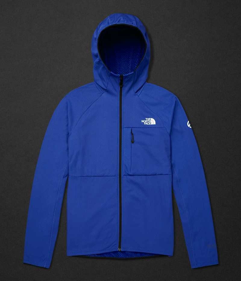 Blue The North Face Summit Series FUTUREFLEECE™ Full-Zip Hoodie Men's Fleece Jacket | MALAYSIA PMKIJZ