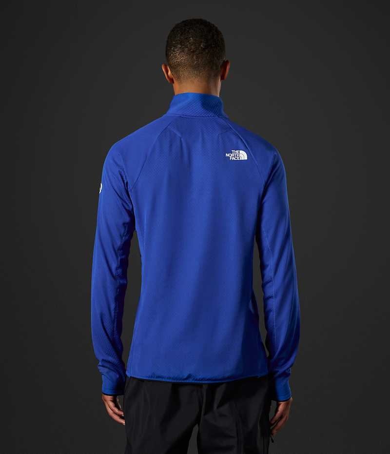 Blue The North Face Summit Series FUTUREFLEECE™ LT ½-Zip Men's Pullover | MALAYSIA ONFDEU