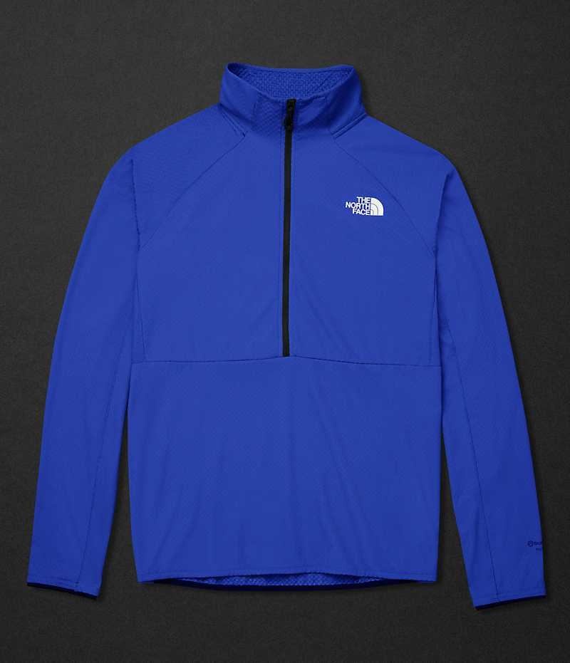 Blue The North Face Summit Series FUTUREFLEECE™ LT ½-Zip Men's Pullover | MALAYSIA ONFDEU