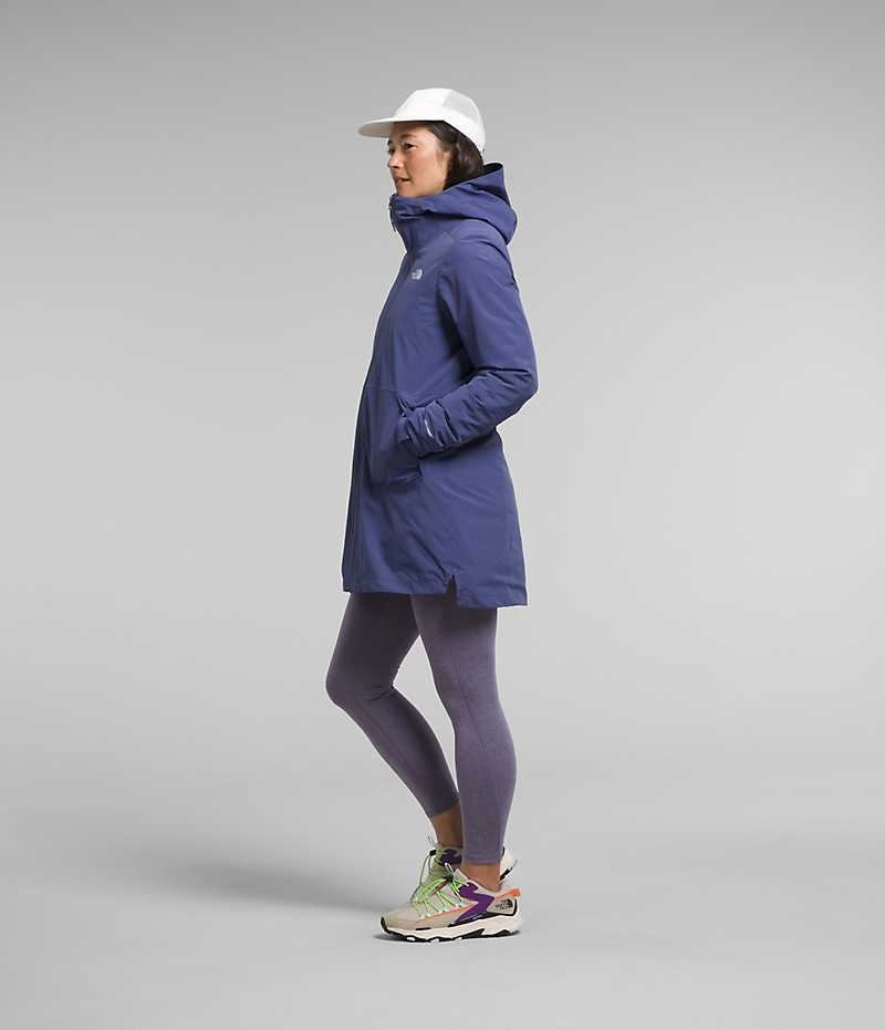 Blue The North Face ThermoBall™ Eco Triclimate® Women's Coat | MALAYSIA FZYBNT