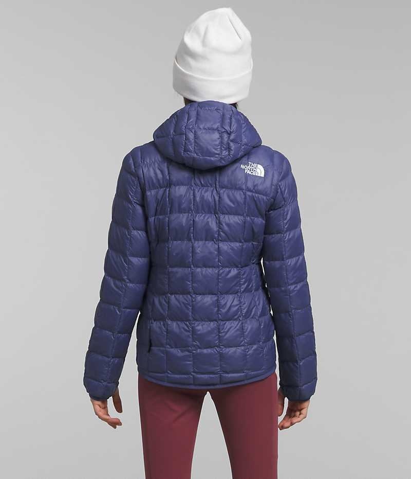 Blue The North Face ThermoBall™ Hooded Girls' Puffer Jacket | MALAYSIA EFHYLQ