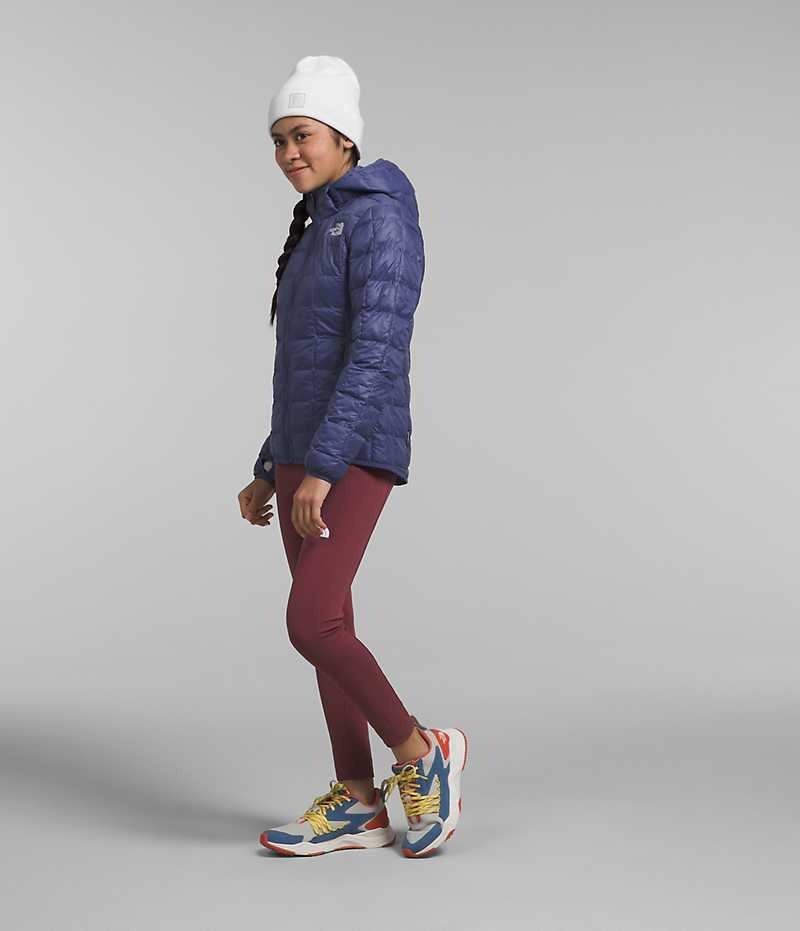 Blue The North Face ThermoBall™ Hooded Girls' Puffer Jacket | MALAYSIA EFHYLQ