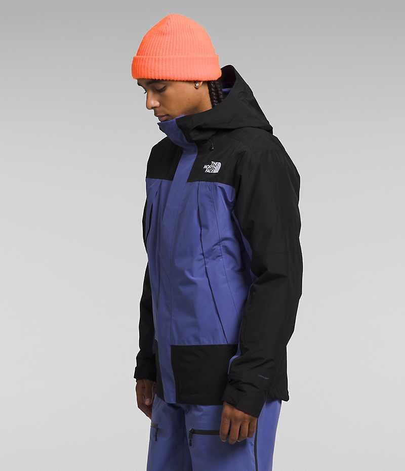 Blue / Black The North Face Clement Triclimate® Men's Insulated Jacket | MALAYSIA IJKVCR