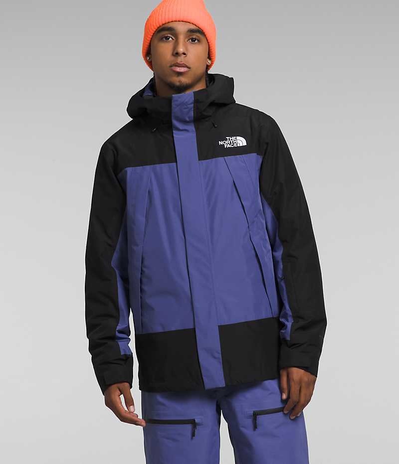 Blue / Black The North Face Clement Triclimate® Men\'s Insulated Jacket | MALAYSIA IJKVCR