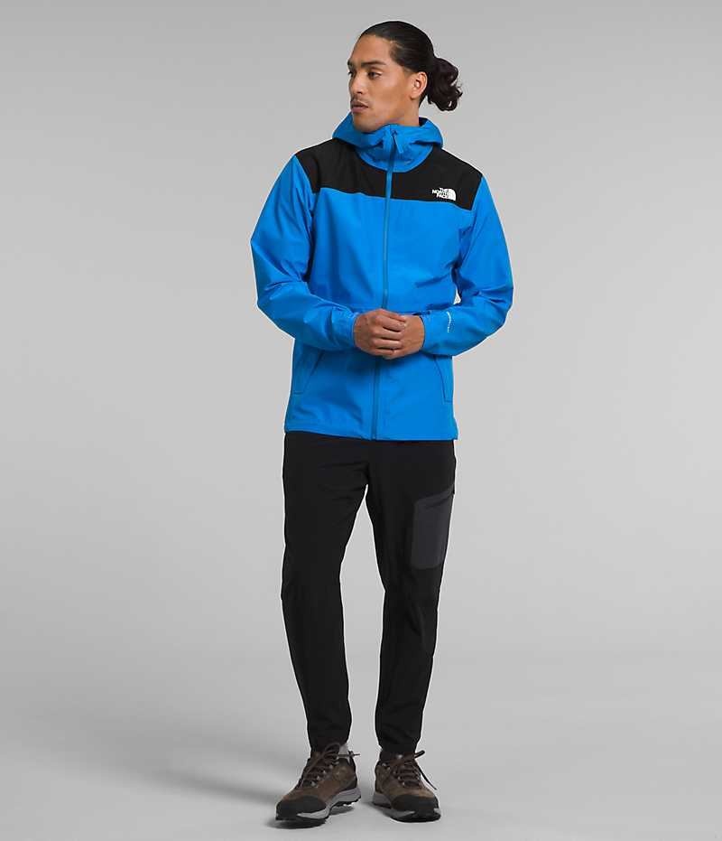 Blue / Black The North Face Dryzzle FUTURELIGHT™ Men's Rain Jacket | MALAYSIA LETAMU