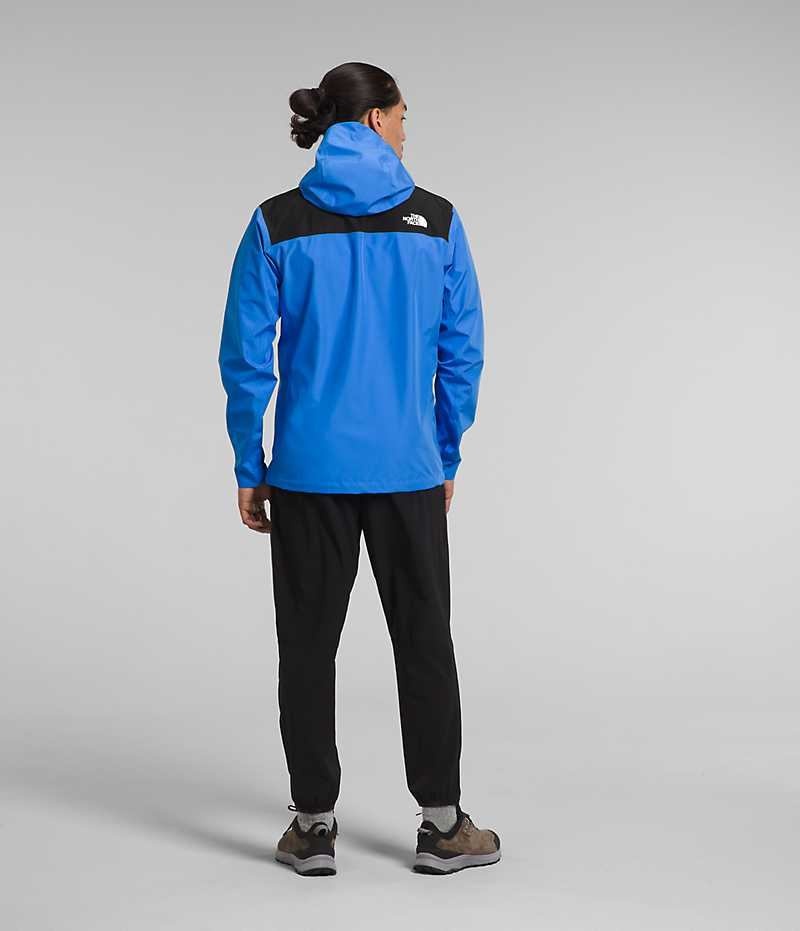 Blue / Black The North Face Dryzzle FUTURELIGHT™ Men's Rain Jacket | MALAYSIA LETAMU