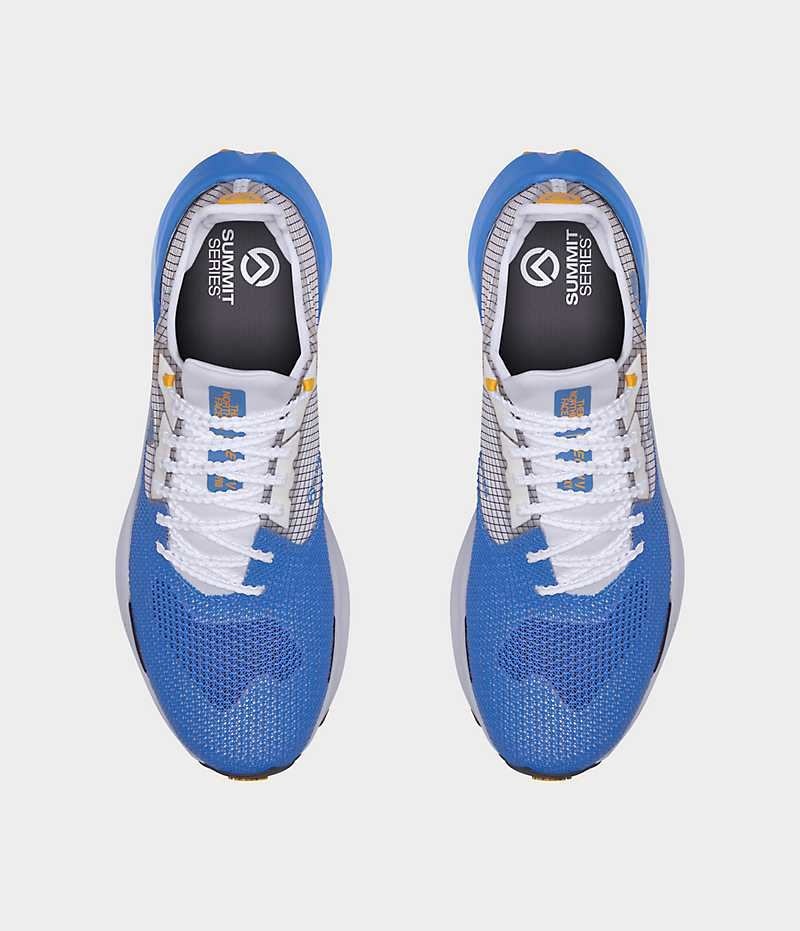 Blue / White The North Face Summit Series VECTIV Sky Men's Trail Running Shoes | MALAYSIA WDPLIV