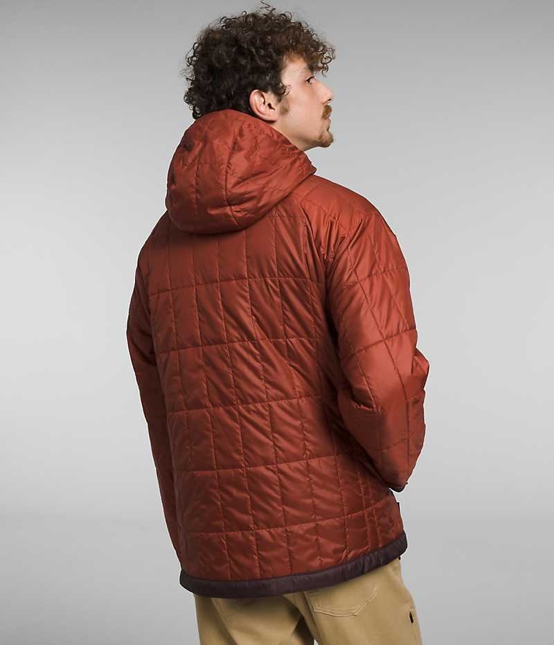 Brown The North Face Circaloft ¼-Zip Pullover Men's Puffer Jacket | MALAYSIA ZORHVF