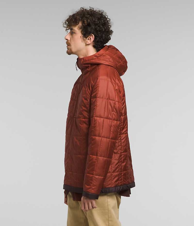 Brown The North Face Circaloft ¼-Zip Pullover Men's Puffer Jacket | MALAYSIA ZORHVF