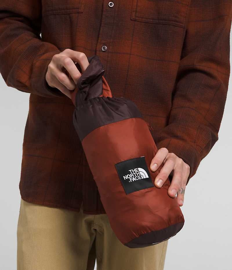 Brown The North Face Circaloft ¼-Zip Pullover Men's Puffer Jacket | MALAYSIA ZORHVF