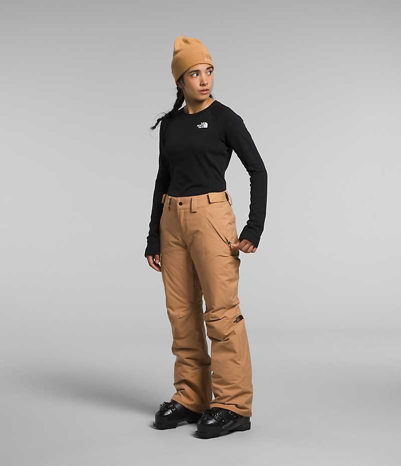 Brown The North Face Freedom Women's Insulated Pants | MALAYSIA GAHUOF