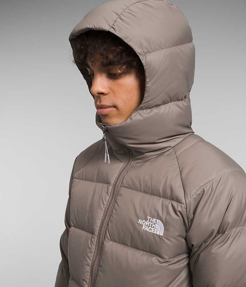 Brown The North Face Hydrenalite™ Hoodie Men's Puffer Jacket | MALAYSIA KBMDTJ