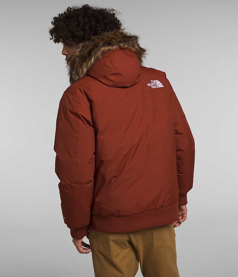 Brown The North Face McMurdo Men's Bomber Jacket | MALAYSIA QOLIHR