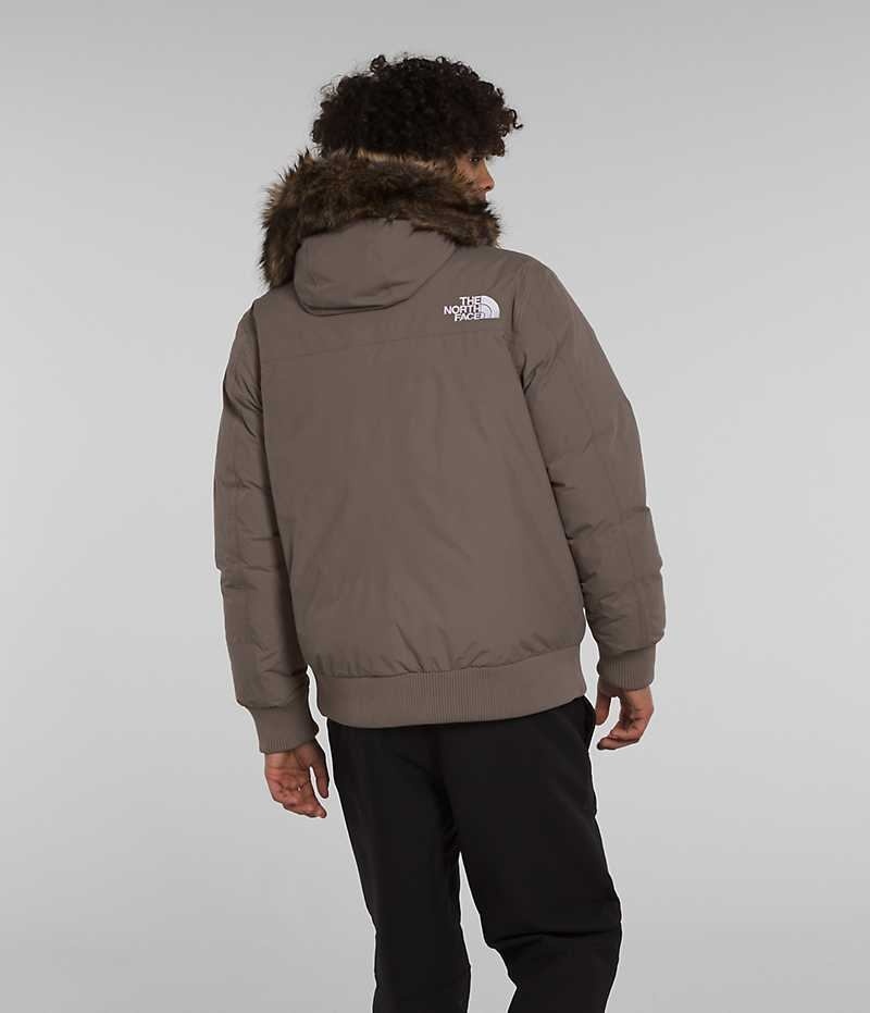 Brown The North Face McMurdo Men's Bomber Jacket | MALAYSIA HFCDSM