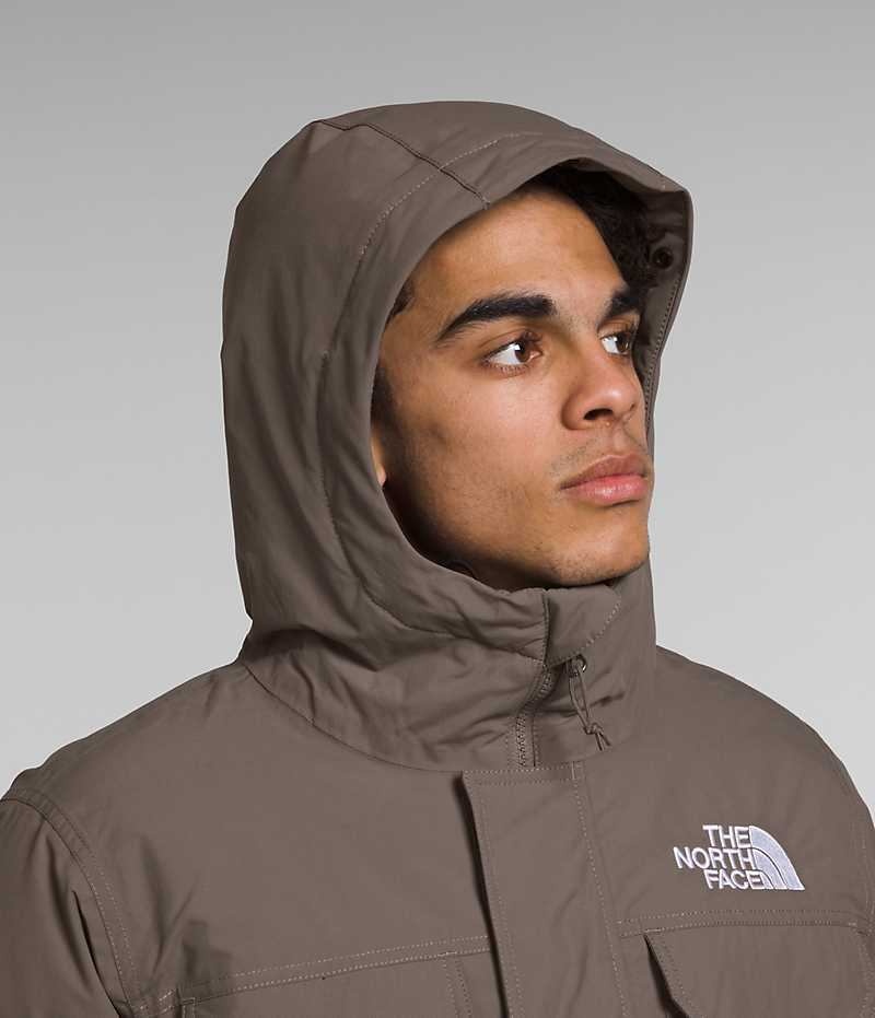 Brown The North Face McMurdo Men's Bomber Jacket | MALAYSIA HFCDSM