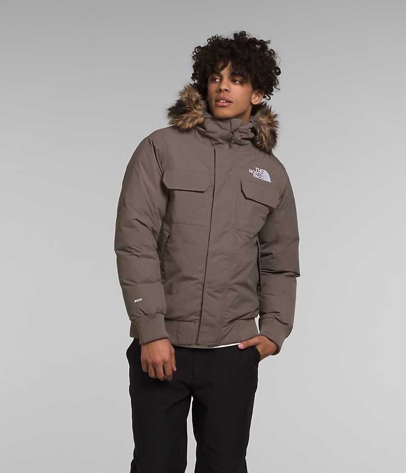 Brown The North Face McMurdo Men\'s Bomber Jacket | MALAYSIA HFCDSM