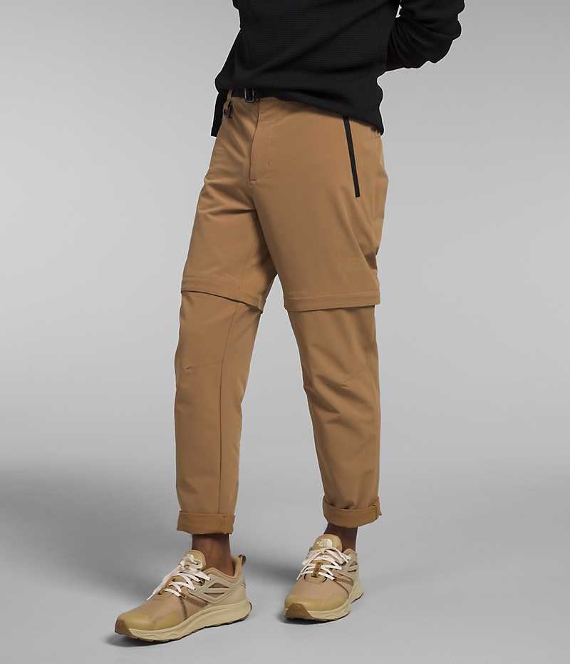 Brown The North Face Paramount Pro Convertible Men's Pants | MALAYSIA MRESGD