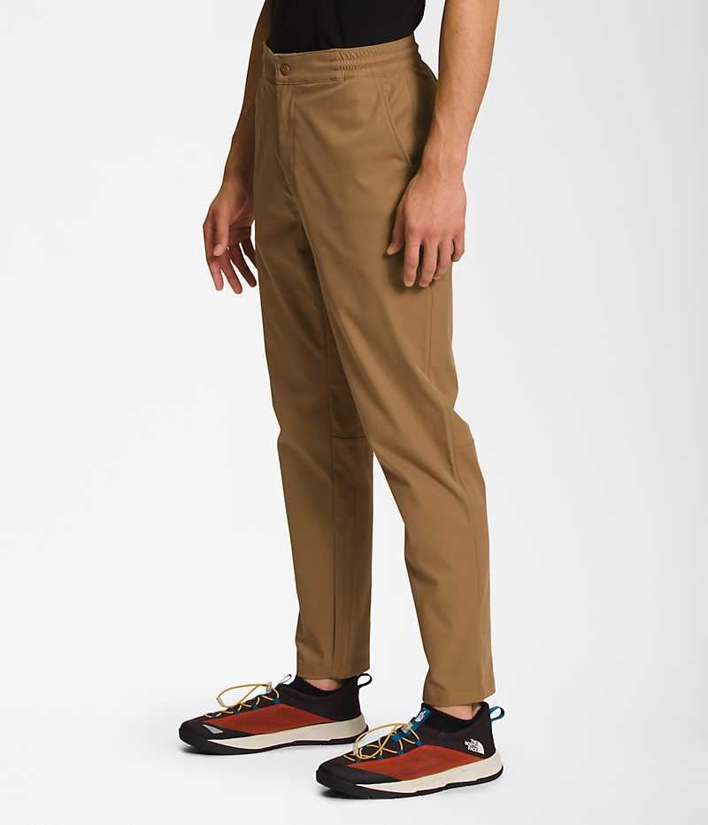 Brown The North Face Standard Tapered Men's Pants | MALAYSIA IXPVCL