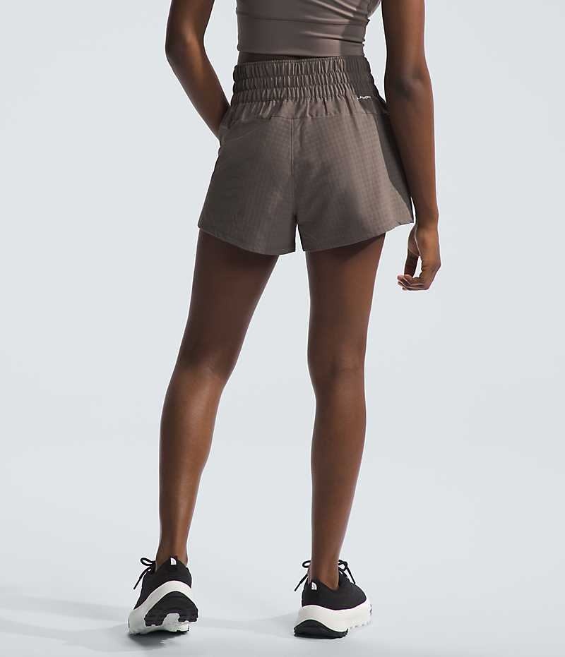 Brown The North Face Tekware™ Grid Women's Shorts | MALAYSIA PCAMKN