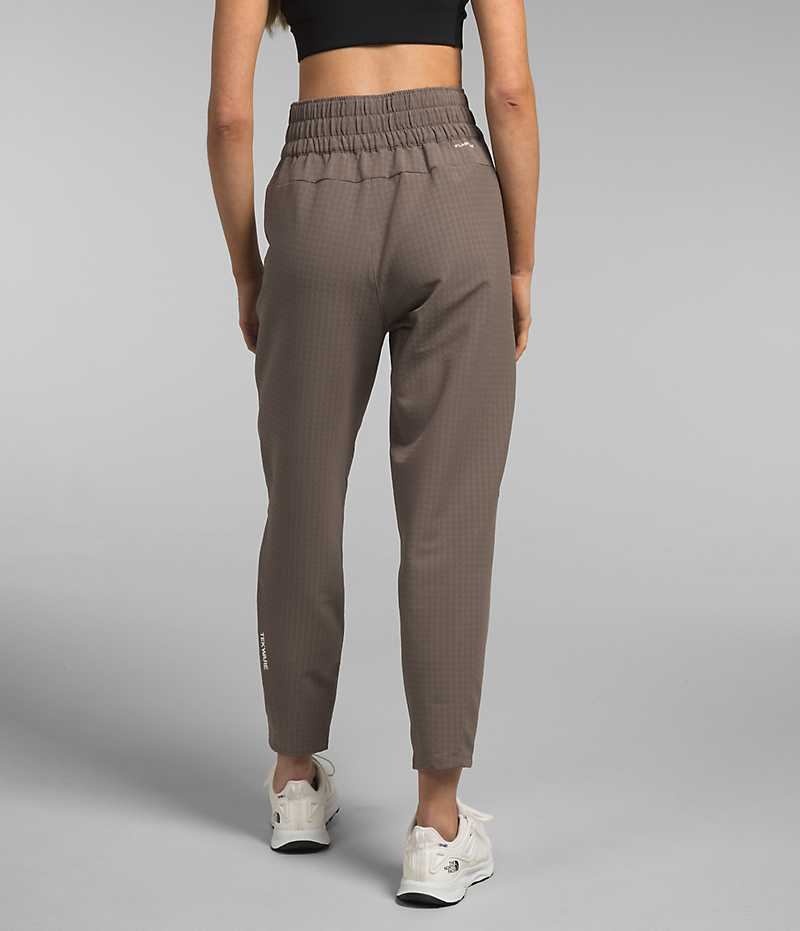 Brown The North Face Tekware™ Grid Women's Fleece Pants | MALAYSIA KFQLCI