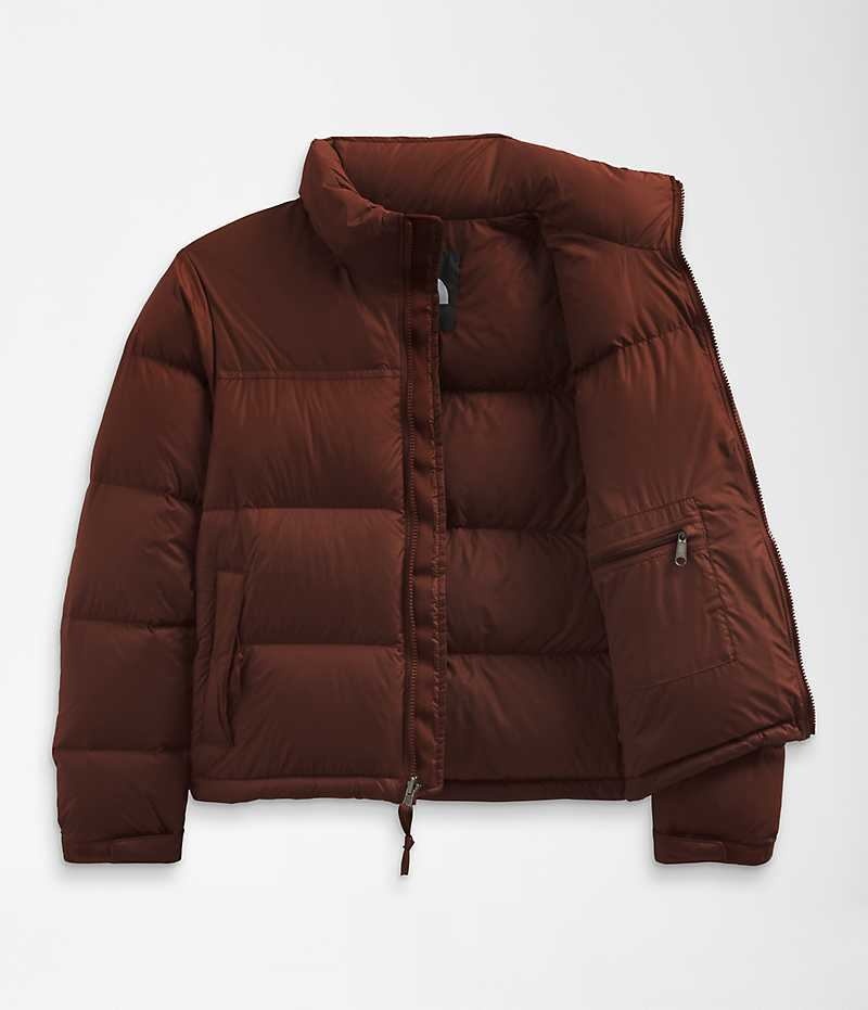 Burgundy The North Face 1996 Retro Nuptse Women's Puffer Jacket | MALAYSIA CBXODY