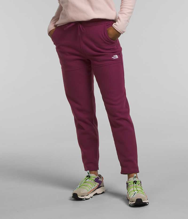 Burgundy The North Face Alpine Polartec® 100 Women\'s Fleece Pants | MALAYSIA SLPKYJ