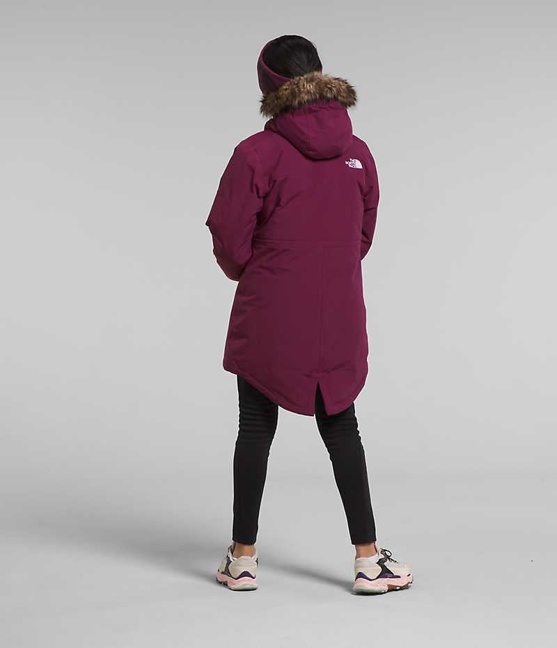 Burgundy The North Face Arctic Girls' Coat | MALAYSIA BLUYTG