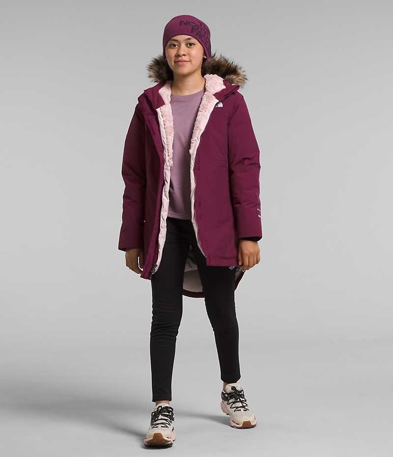 Burgundy The North Face Arctic Girls\' Coat | MALAYSIA BLUYTG