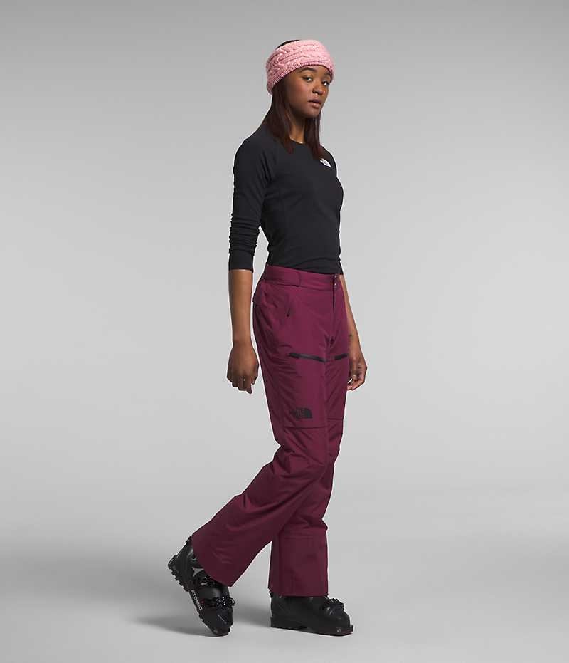 Burgundy The North Face Dawnstrike GTX Women's Insulated Pants | MALAYSIA RPJIFE