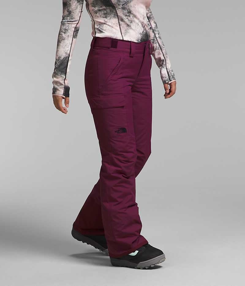 Burgundy The North Face Freedom Women's Insulated Pants | MALAYSIA GJHCPA