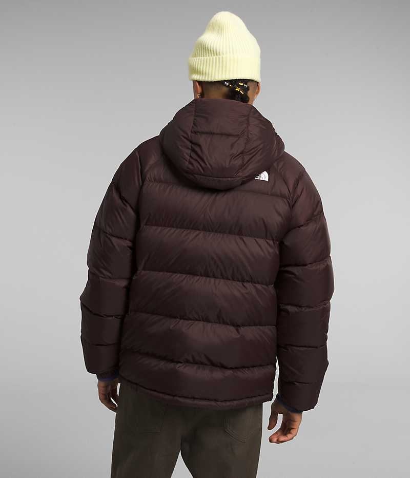 Burgundy The North Face Hydrenalite™ Hoodie Men's Puffer Jacket | MALAYSIA TWOMSR