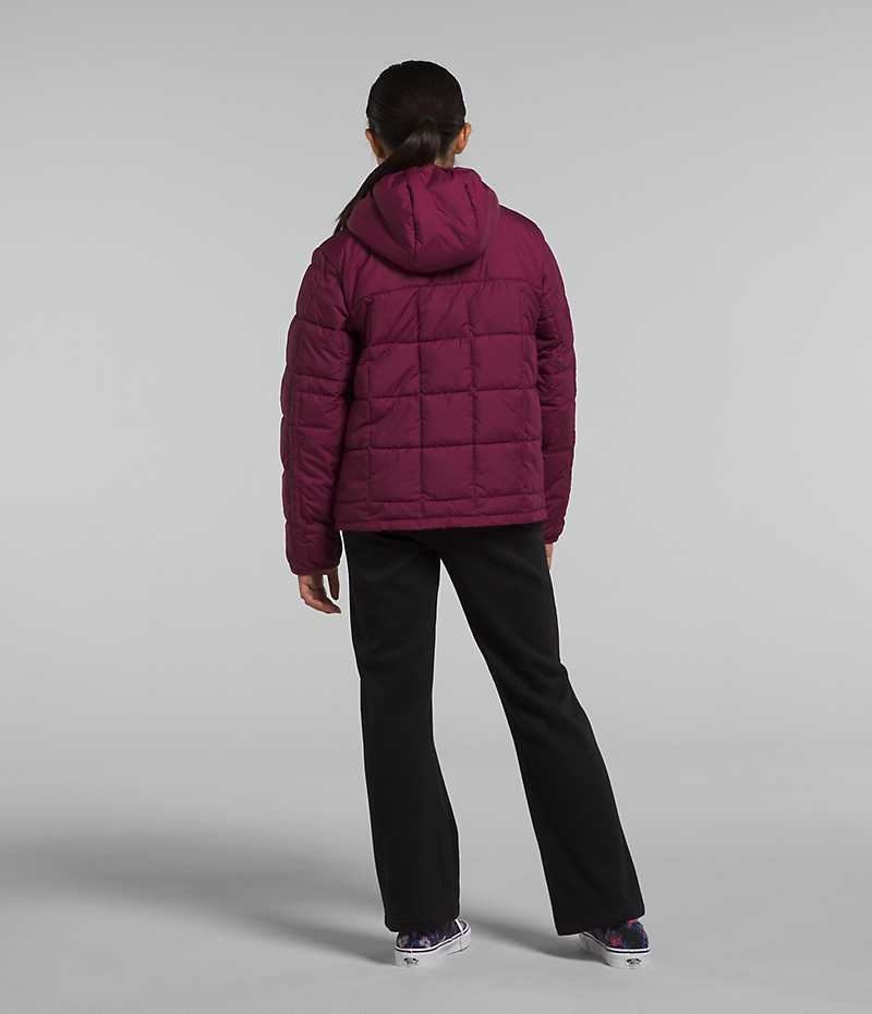 Burgundy The North Face Lhotse Girls' Puffer Jacket | MALAYSIA AGQPFE