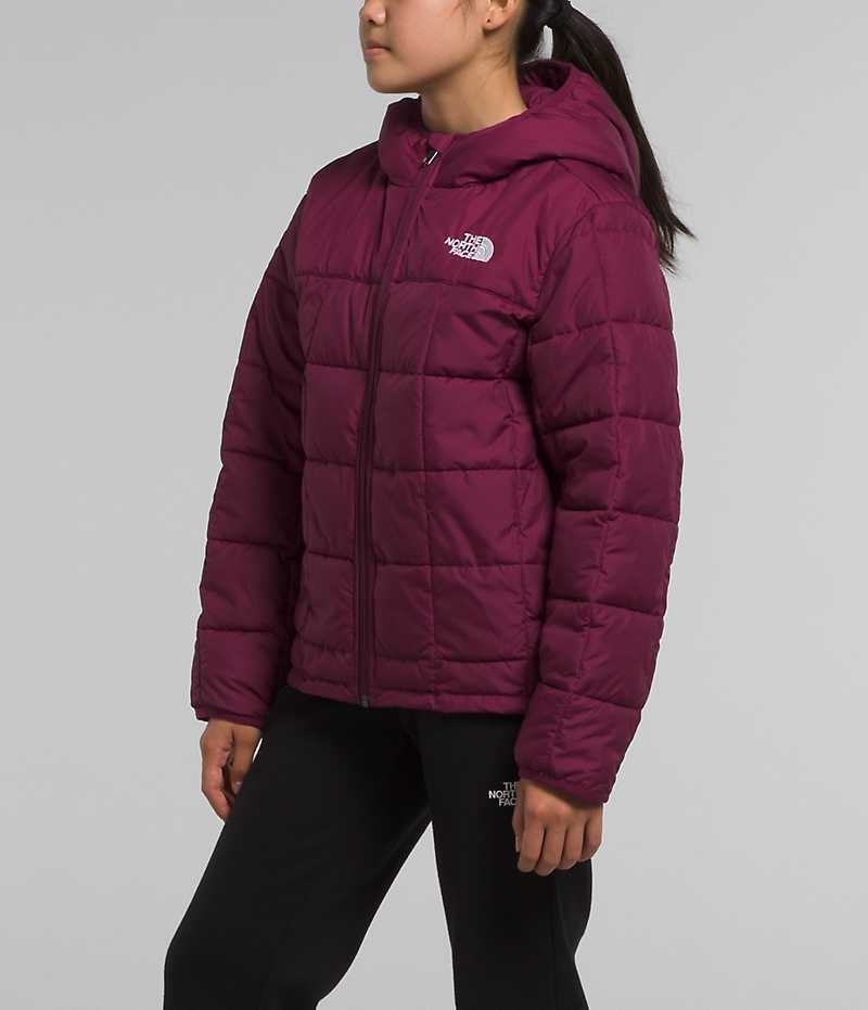 Burgundy The North Face Lhotse Girls' Puffer Jacket | MALAYSIA AGQPFE