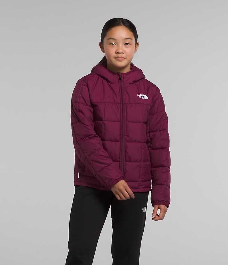 Burgundy The North Face Lhotse Girls\' Puffer Jacket | MALAYSIA AGQPFE