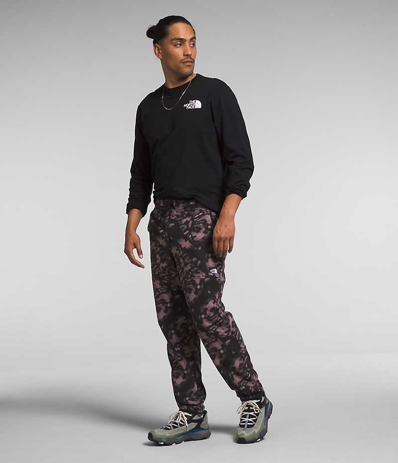 Fuchsia The North Face Alpine Polartec® 100 Men's Fleece Pants | MALAYSIA DRQXJW