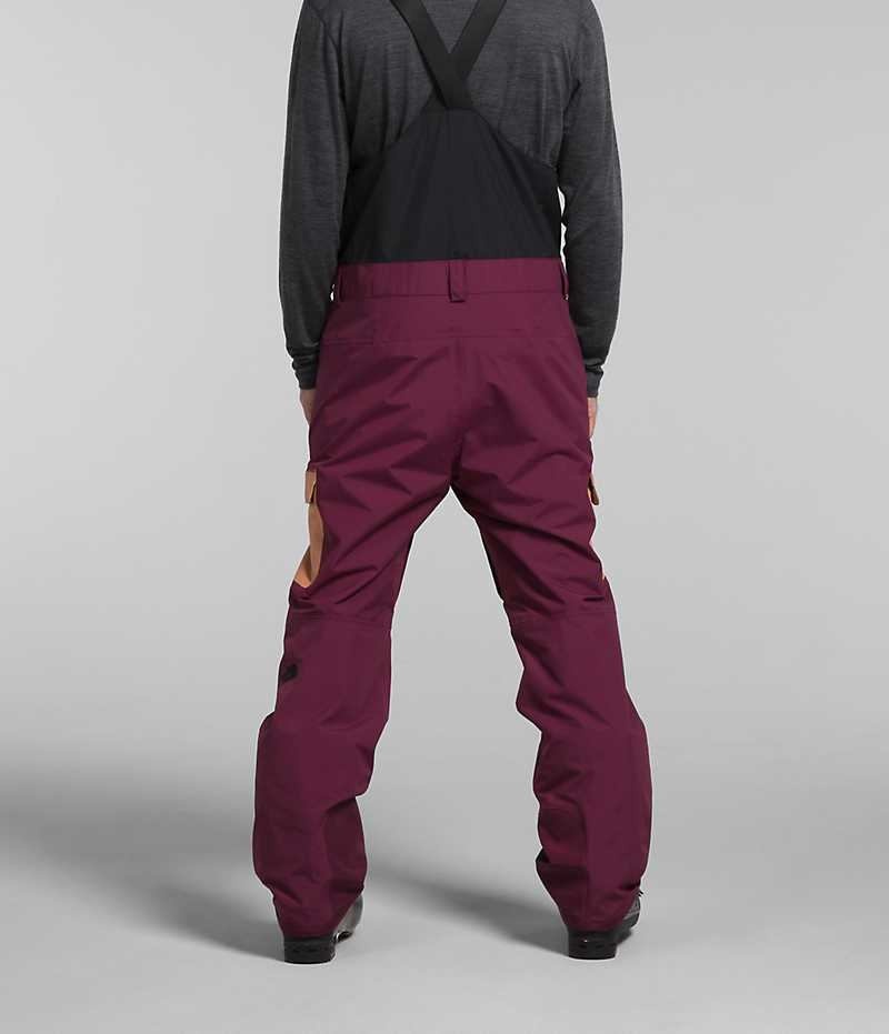 Fuchsia The North Face Freedom Men's Bib Pants | MALAYSIA EAQXBW