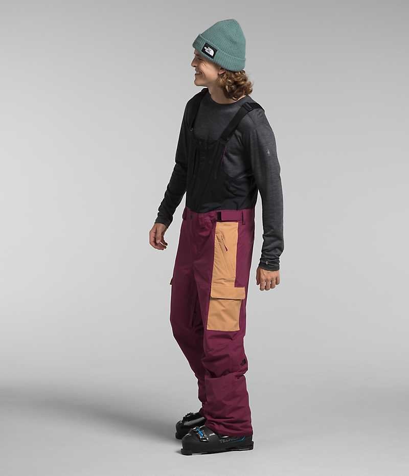 Fuchsia The North Face Freedom Men's Bib Pants | MALAYSIA EAQXBW