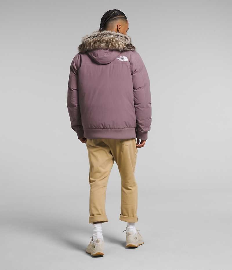 Fuchsia The North Face McMurdo Men's Bomber Jacket | MALAYSIA GQPJRO