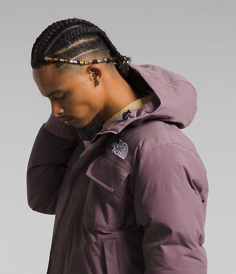 Fuchsia The North Face McMurdo Men's Bomber Jacket | MALAYSIA GQPJRO