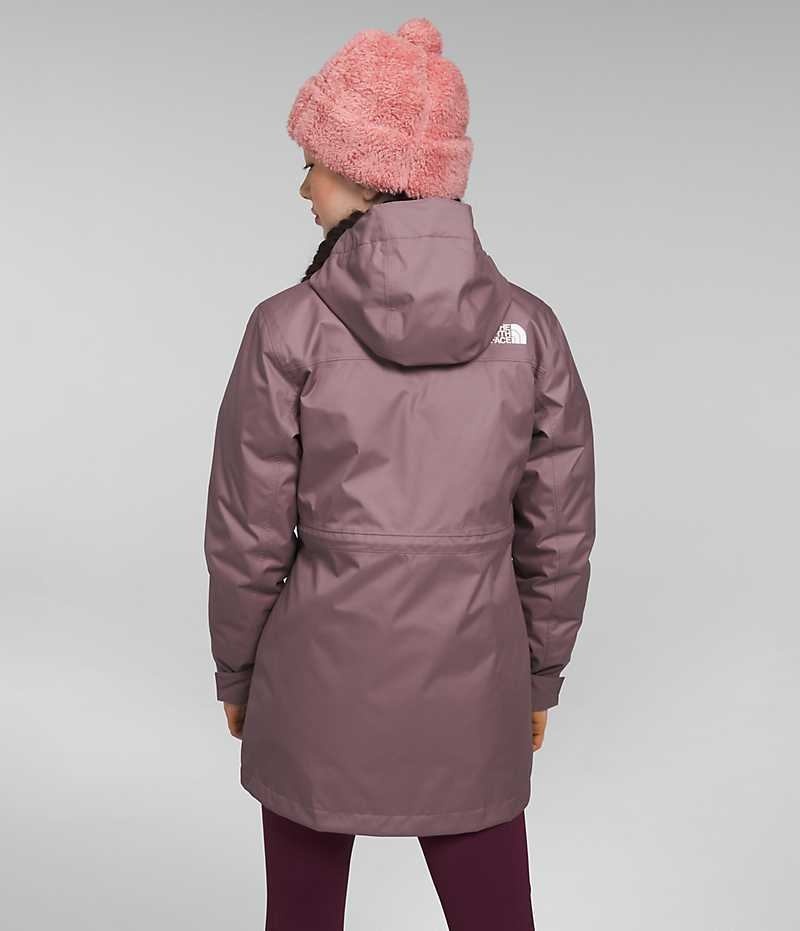 Fuchsia The North Face North Triclimate® Girls' Puffer Jacket | MALAYSIA QCWPOT