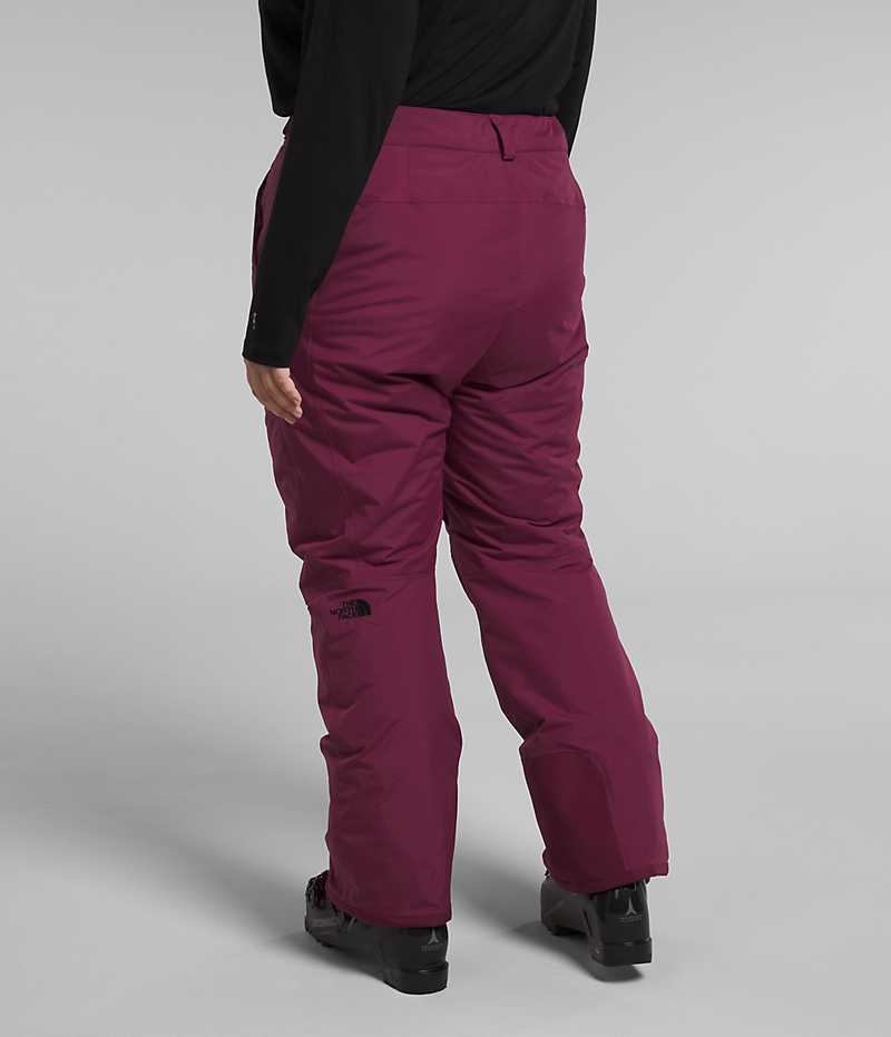 Fuchsia The North Face Plus Freedom Women's Insulated Pants | MALAYSIA HRNTBY