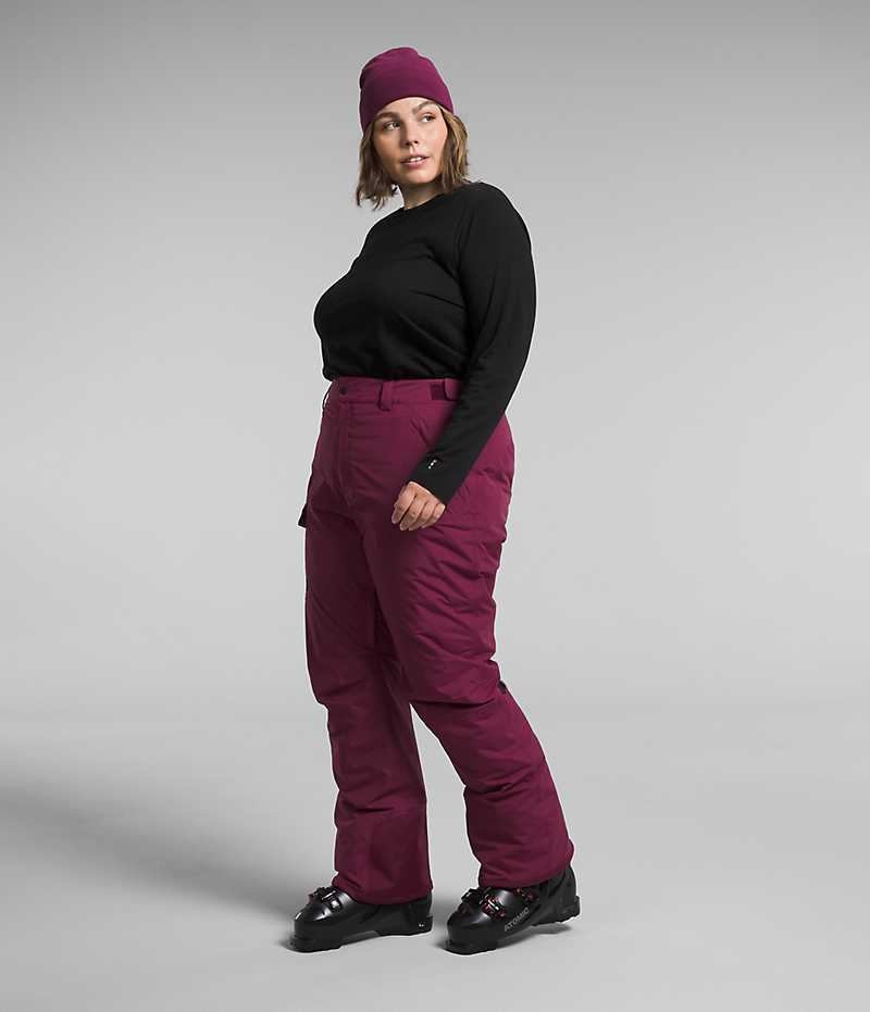 Fuchsia The North Face Plus Freedom Women's Insulated Pants | MALAYSIA HRNTBY