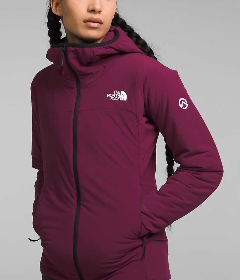 Fuchsia The North Face Summit Series Casaval Hoodie Women\'s Hybrid Jacket | MALAYSIA XCFPAO