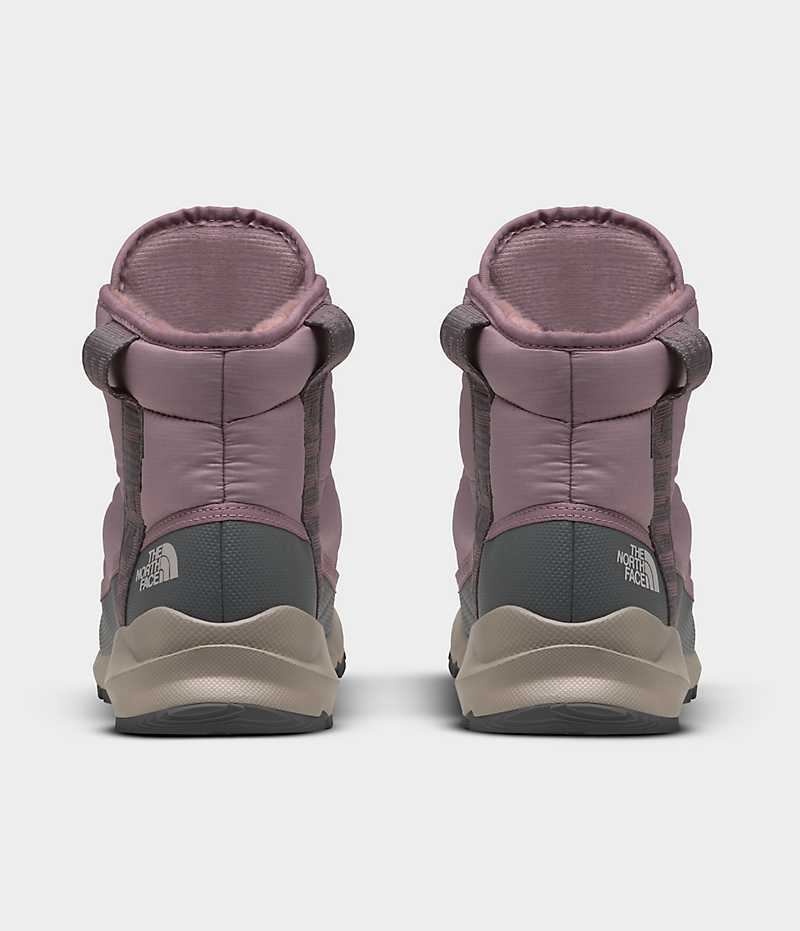 Fuchsia The North Face ThermoBall™ Lace Up Luxe Waterproof Women's Winter Boots | MALAYSIA HOQMKV