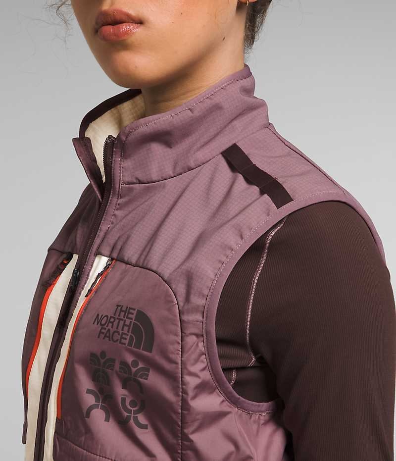 Fuchsia The North Face Trailwear Winter Warm Flash Women's Vest | MALAYSIA ECQBOS